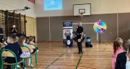 Spotkanie z przedstawicielami Komendy Wojewódzkiej Policji w ZSP Nr 4 - zdjęcie 2