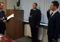 Uroczyste ślubowanie nowego policjanta  - zdjęcie główne
