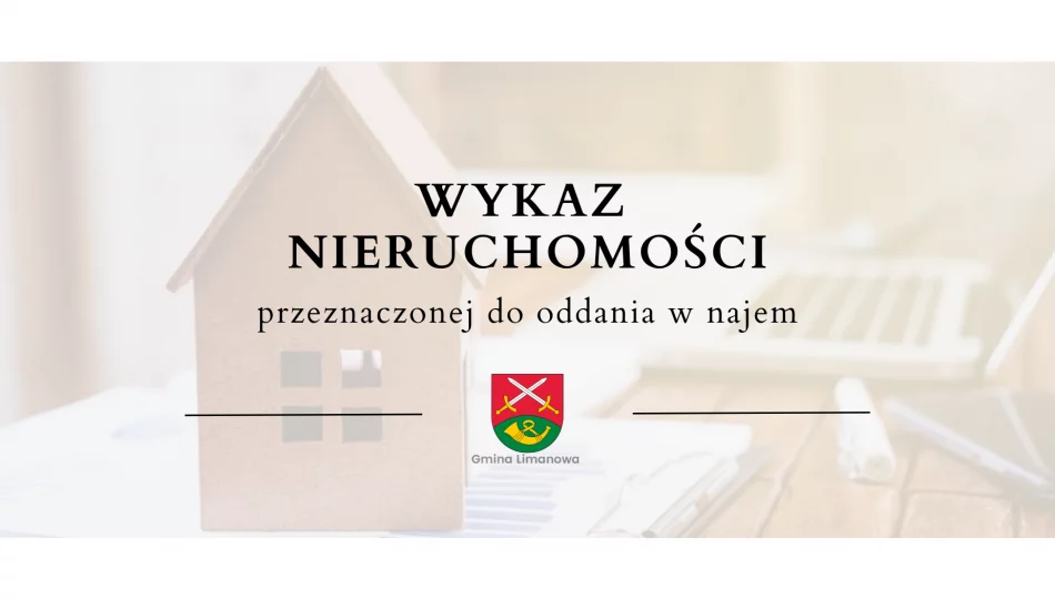 Wykaz nieruchomości przeznaczonej do oddania w najem - zdjęcie 1