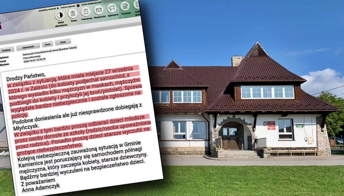 Zamaskowani mężczyźni z bronią. Panika po wiadomości do rodziców