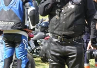 Proboszcz na czele parady motocyklowej - zdjęcie główne