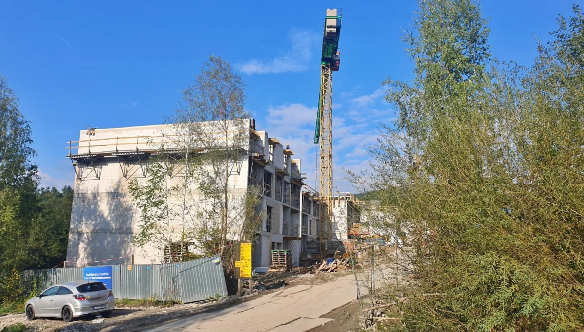 Postępy prac przy budowie nowych bloków
