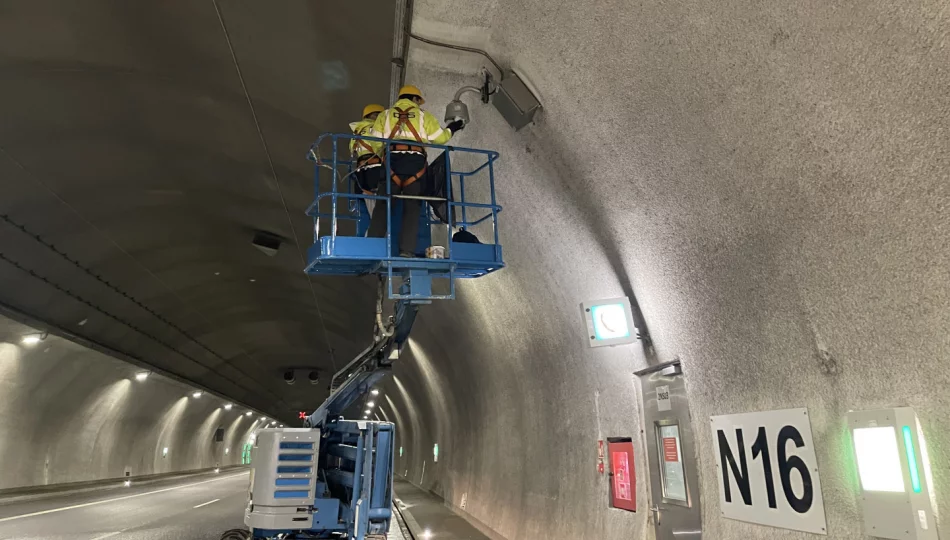 Prace serwisowe w tunelu na Zakopiance - objazd przez Mszanę Dolną - zdjęcie 1