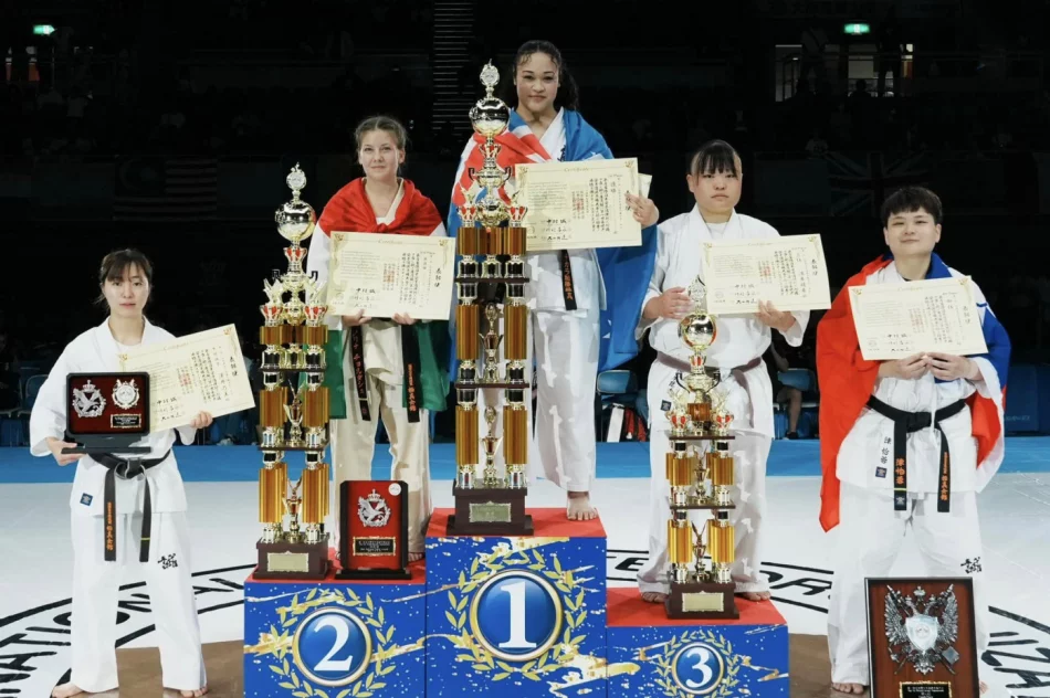 Zawodnicy Limanowskiego Klubu Kyokushin Karate na Mistrzostwach Świata IKO Nakamura w Japonii - zdjęcie 3