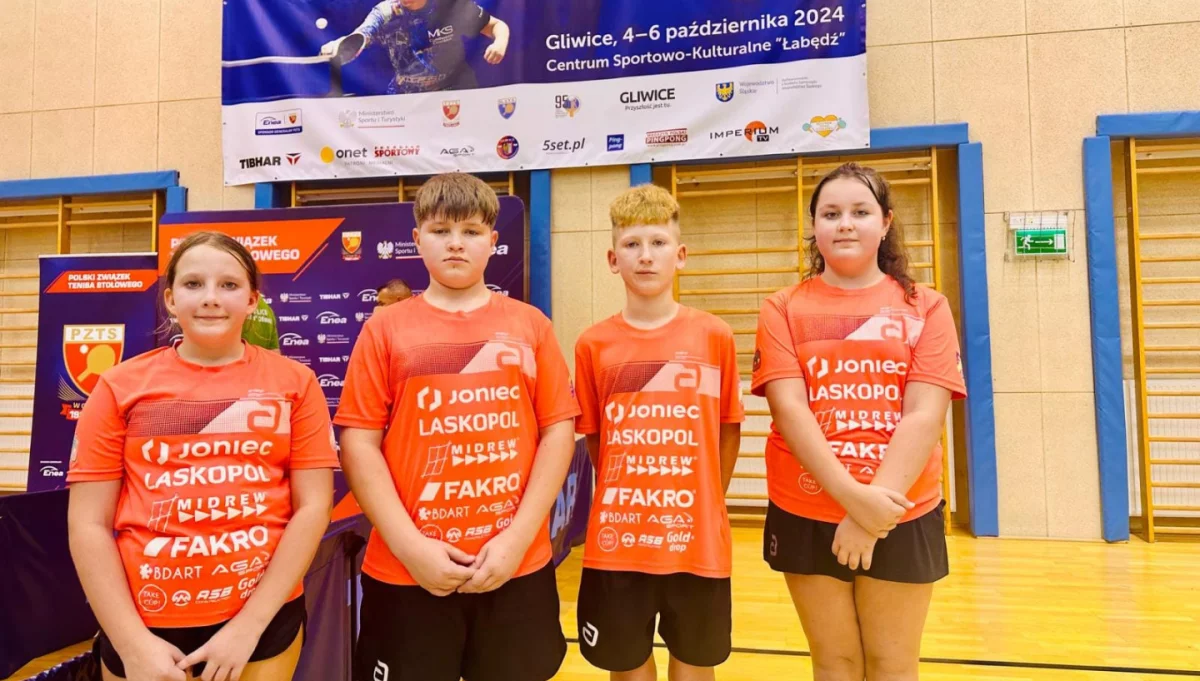 Zawodnicy UKS Płomień Limanowa na Grand Prix Polski w Tenisie Stołowym