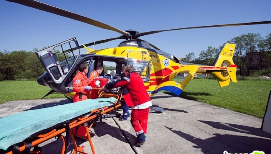 13-latek w ciężkim stanie zabrany helikopterem do szpitala - zdjęcie 1
