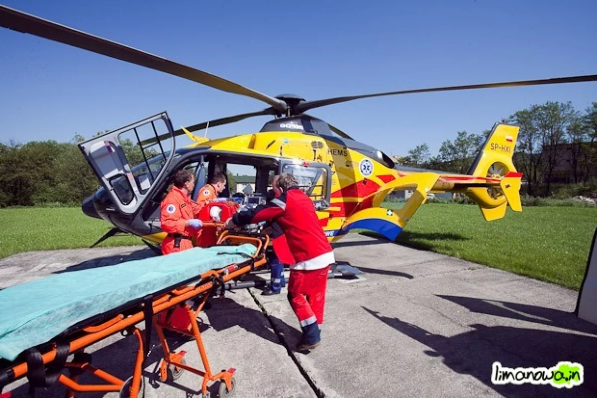 13-latek w ciężkim stanie zabrany helikopterem do szpitala