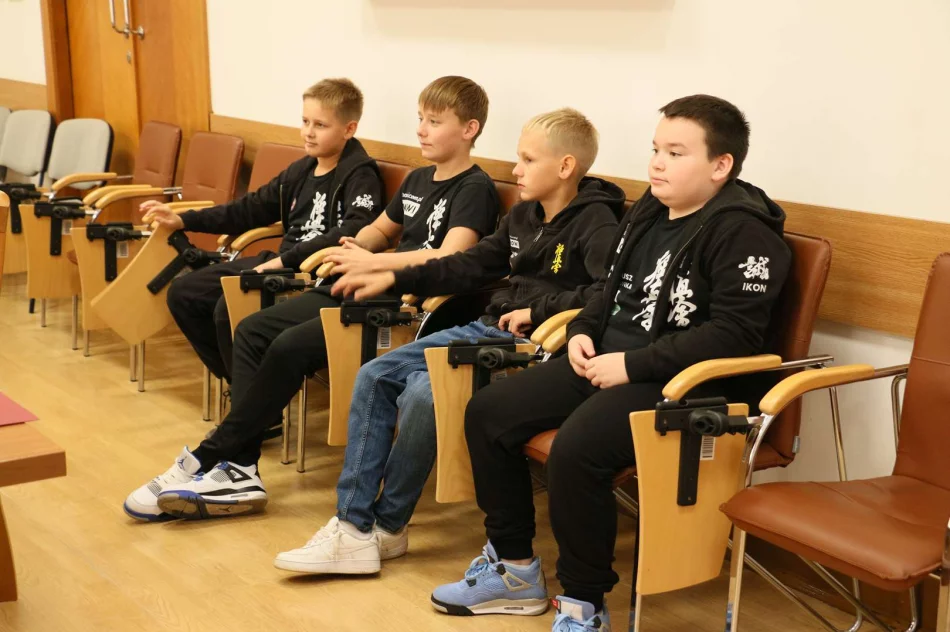 Spotkanie z karatekami z Limanowskiego Klubu Kyokushin Karate - zdjęcie 6