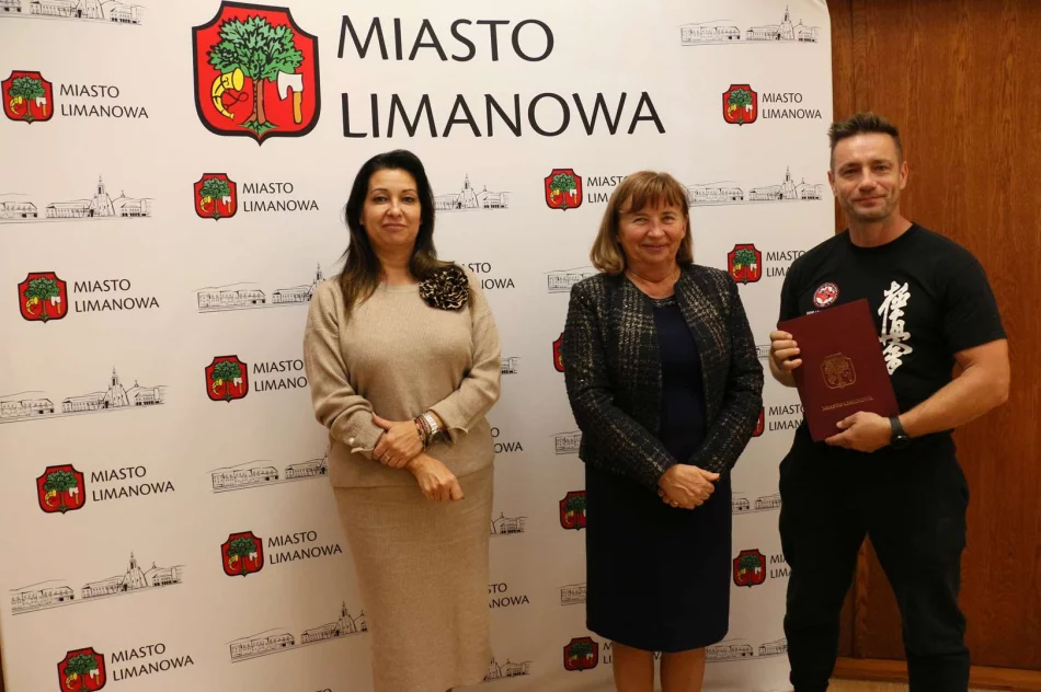 Spotkanie z karatekami z Limanowskiego Klubu Kyokushin Karate - zdjęcie 14