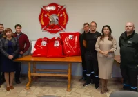 Przekazanie wyposażenia dla OSP Łososina Górna - zdjęcie główne