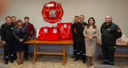 Przekazanie wyposażenia dla OSP Łososina Górna - zdjęcie 3