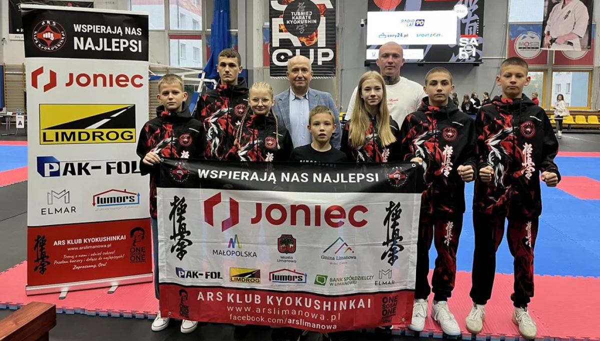 9 medali karateków ARS Limanowa – JONIEC Team na Ogólnopolskim Turnieju Karate Kyokushin „SARI CUP” w Żorach