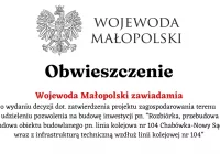 Obwieszczenie Wojewody Małopolskiego - zdjęcie główne