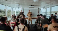 Terytorialsi z Limanowej ćwiczyli na jeziorze ze strażakami - zdjęcie 4