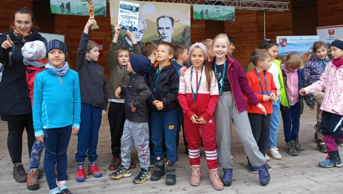 70. Młodzieżowy Zlot Turystyczny/fot.: UG Mszana Dolna