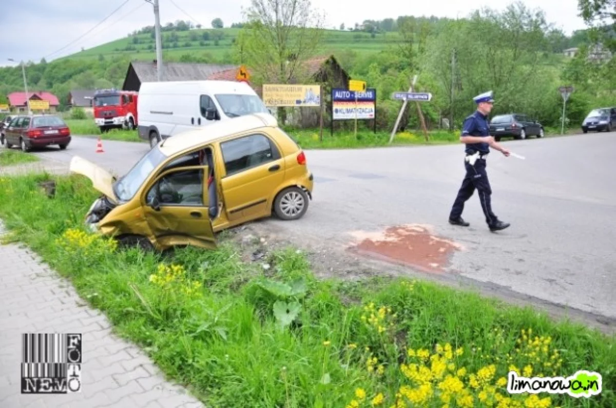 Wypadek na skrzyżowaniu