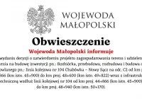 Obwieszczenie Wojewody Małopolskiego - zdjęcie główne