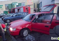 Płonął samochód - zdjęcie główne