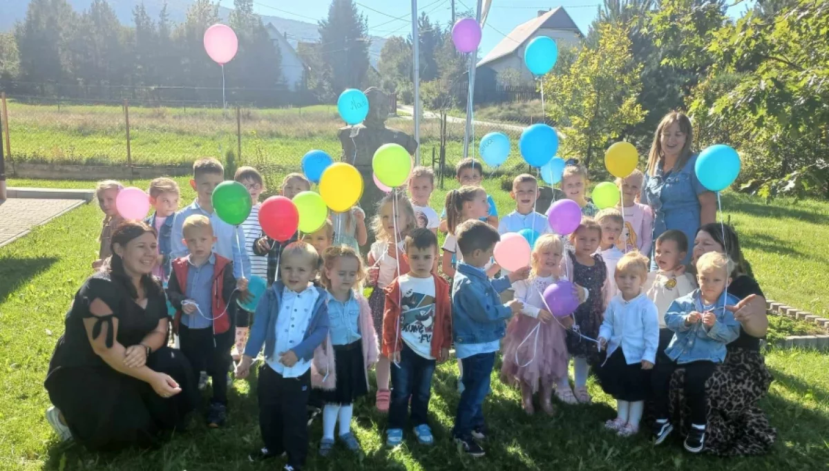 Kreatywny wrzesień najmłodszych uczniów /fot.: UG Mszana Dolna