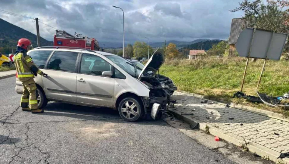 Groźnie wyglądająca kolizja po wymuszeniu pierwszeństwa - zdjęcie 1