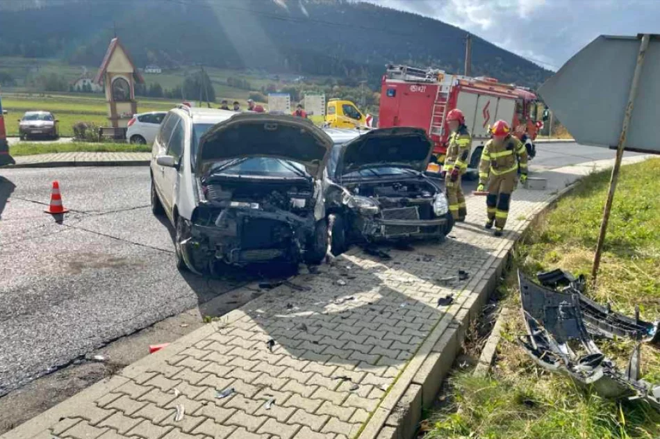 Groźnie wyglądająca kolizja po wymuszeniu pierwszeństwa - zdjęcie 2