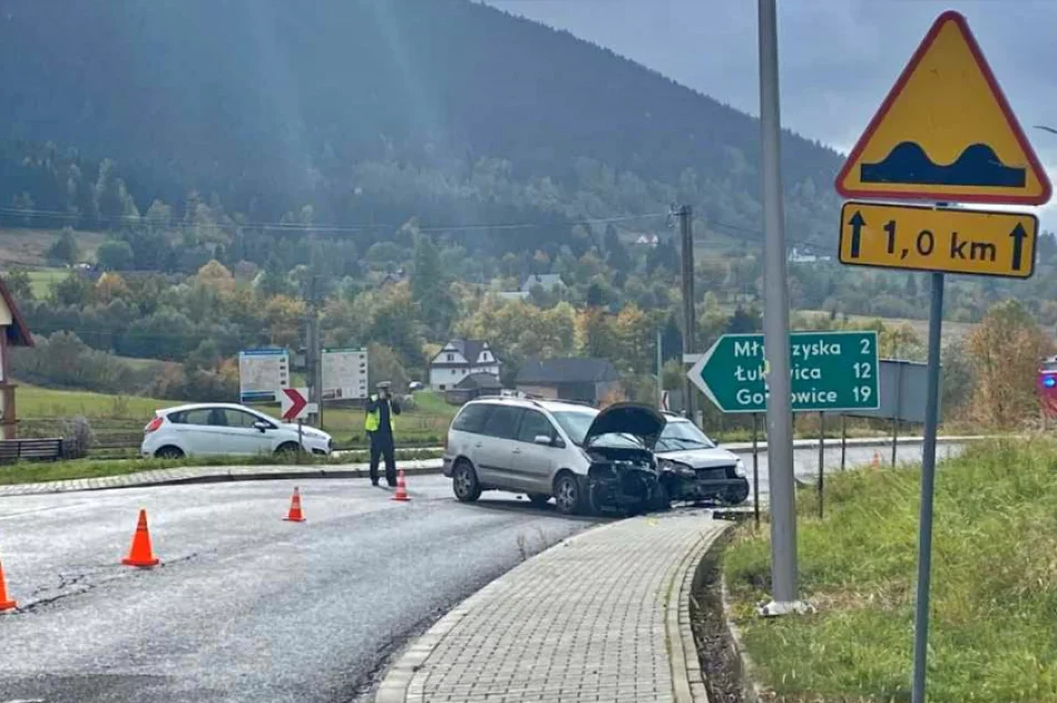 Groźnie wyglądająca kolizja po wymuszeniu pierwszeństwa - zdjęcie 3