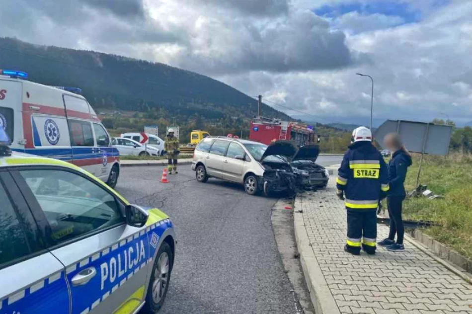 Groźnie wyglądająca kolizja po wymuszeniu pierwszeństwa - zdjęcie 4