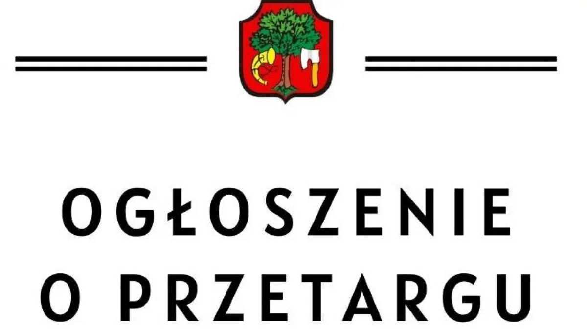  Ogłoszenie o przetargu na dzierżawę miejsc handlowych w celu sprzedaży zniczy, kwiatów