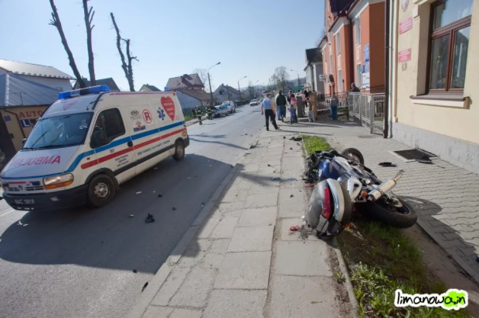 Wypadek motocyklisty - zdjęcie 2