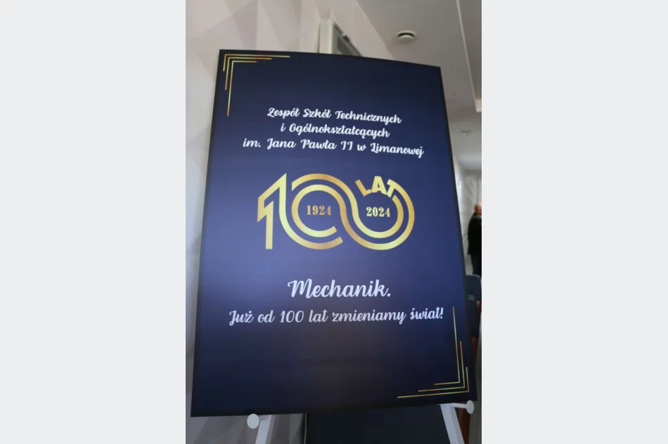 Obchody Jubileuszu Stulecia Zespołu Szkół Technicznych i Ogólnokształcących im. Jana Pawła II w Limanowej - zdjęcie 12