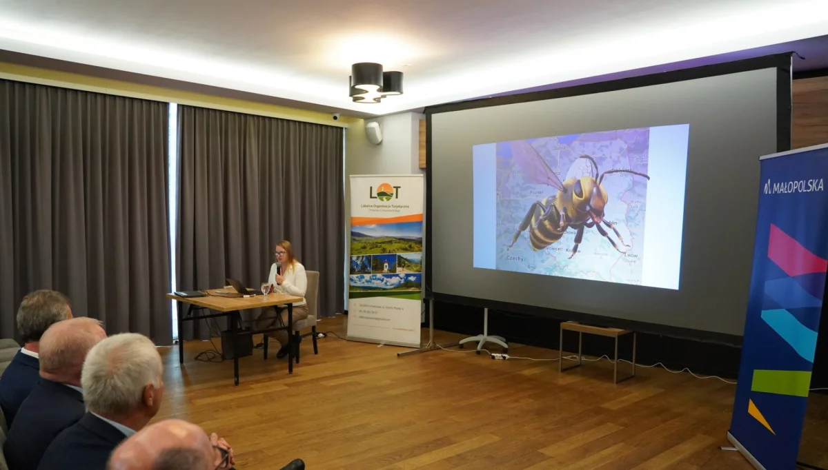 Konferencja pszczelarska w Limanowej/fot.: LOT