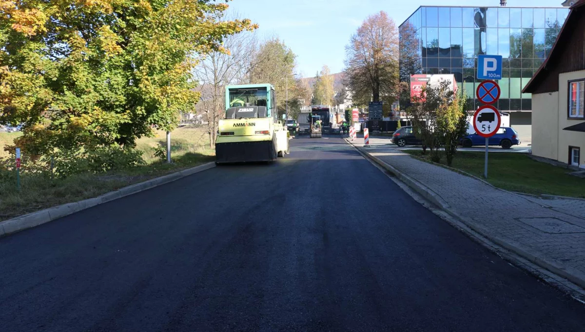 Trwa przebudowa ulicy Ks. Łazarskiego