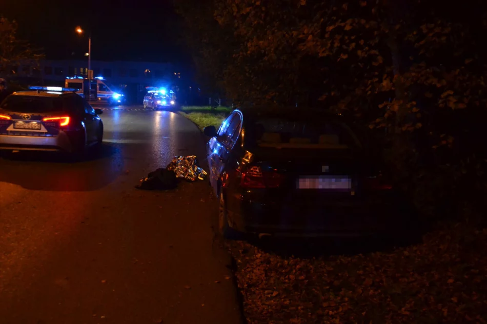 Poważny wypadek drogowy w Krakowie, poszkodowana kobieta i jej 7-letnie dziecko - zdjęcie 2