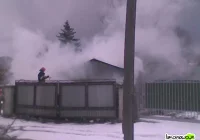 Płonął śmietnik przy cmentarzu - zdjęcie główne