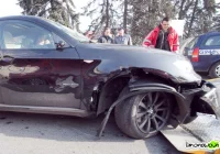 Kolizja tira z bmw na rynku - zdjęcie główne