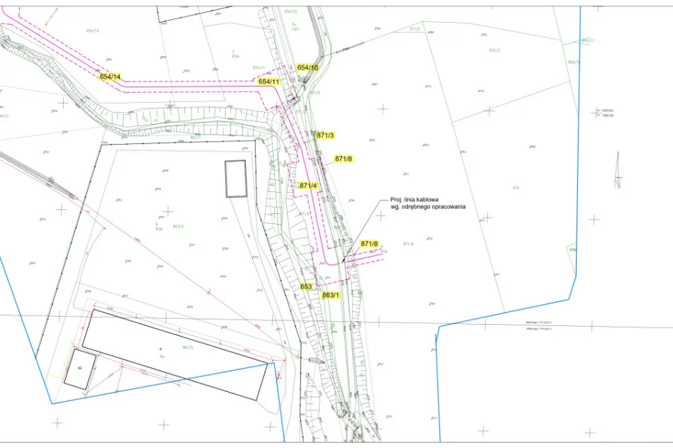 Trasy linii zasilających kablowych 110kV do podstacji trakcyjnych Pisarzowa i Limanowa - zdjęcie 2