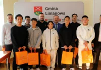 Karatecy z Japonii z wizytą u Wójta Gminy Limanowa - zdjęcie główne