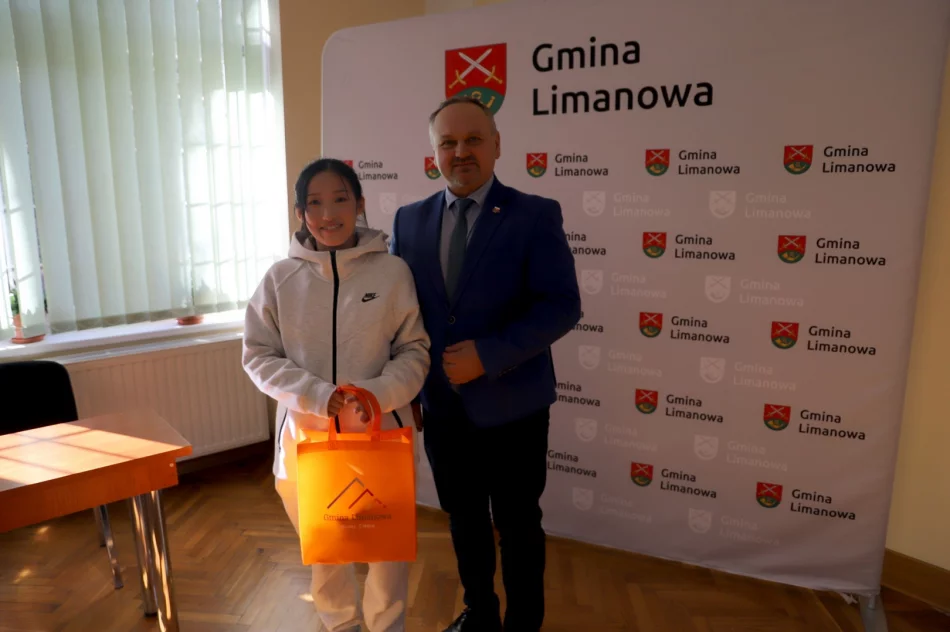 Karatecy z Japonii z wizytą u Wójta Gminy Limanowa - zdjęcie 16