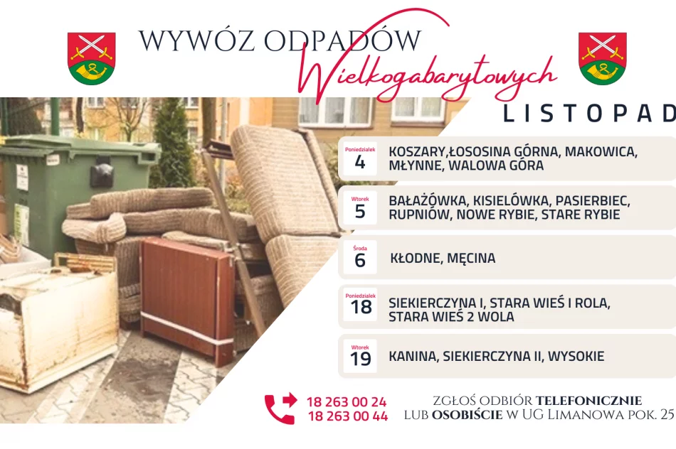 Zbliża się termin kolejnych wywozów odpadów wielkogabarytowych! - zdjęcie 3
