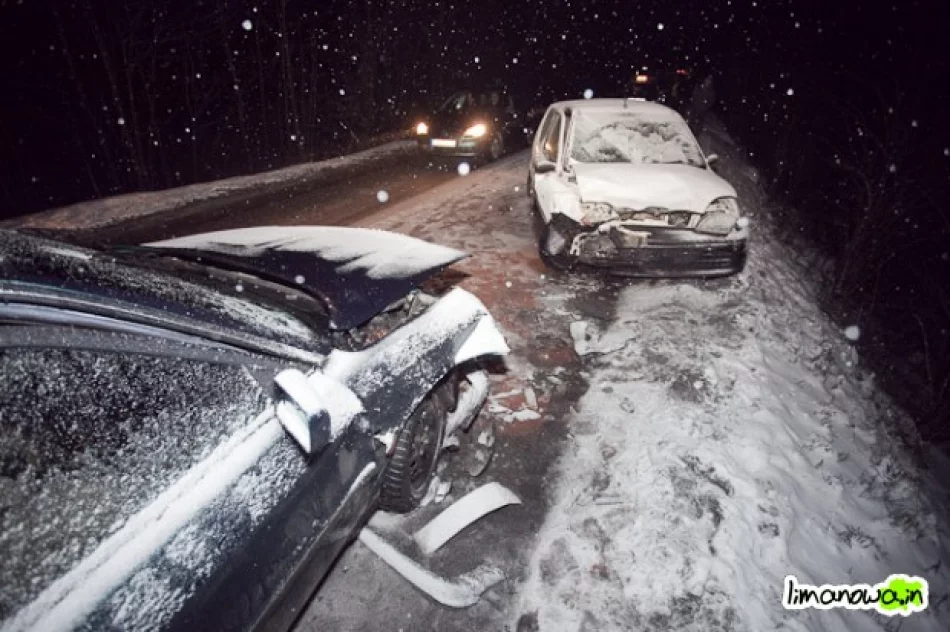Zderzenie czołowe w Tymbarku - zdjęcie 3