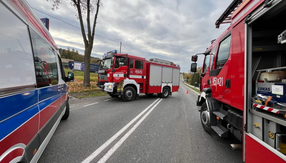 Policja wyjaśnia okoliczności wypadku, ranni 23-latek i 19-latka - zdjęcie 1