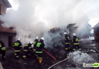 Spłonęły dwa budynki - przyczyną podpalenie? - zdjęcie główne