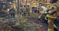 Quad spłonął w lesie - zdjęcie 2