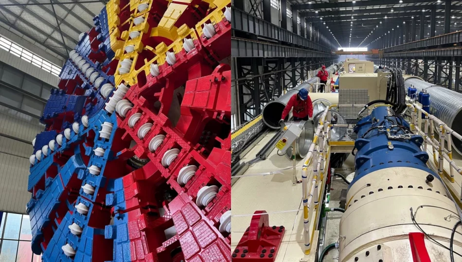 Maszyna TBM do drążenia tunelu przeszła testy w Chinach i jest gotowa do transportu - zdjęcie 1