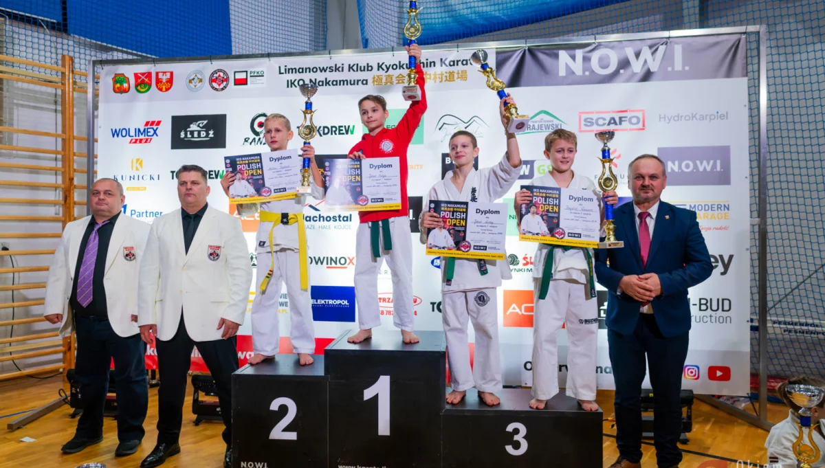 Limanowski Klub Kyokushin Karate z sukcesami na IKO Nakamura Polish Open