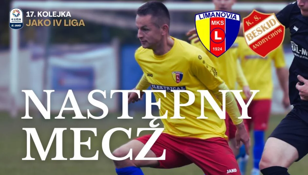 Jutro Limanovia gra przy sztucznym oświetleniu. Przedostatni mecz w rundzie.