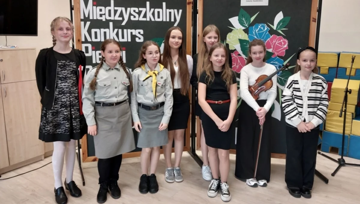Międzyszkolny Konkurs Pieśni i Piosenek Niepodległościowych w ZSP Nr 4 w Limanowej