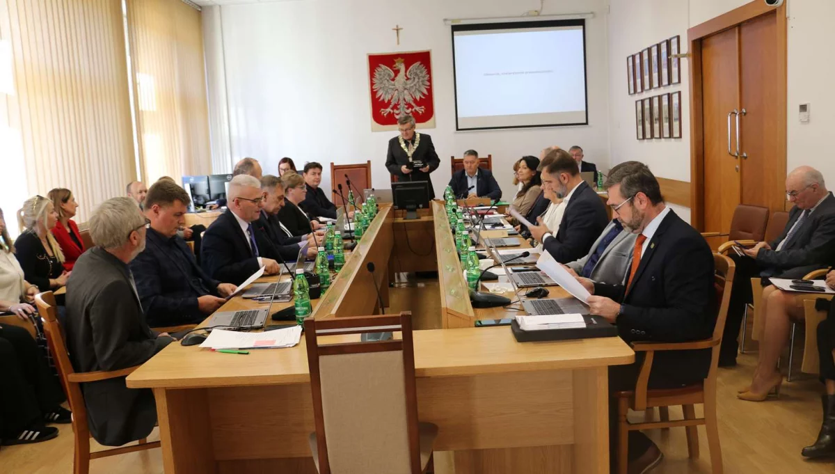 Sesja Rady Miasta/fot.: UM Limanowa