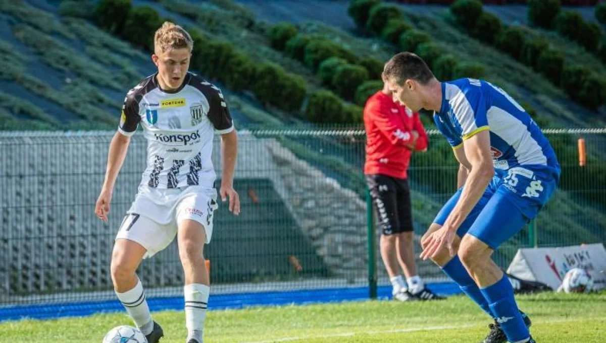 Kacper Talar z golem na trzecioligowych boiskach