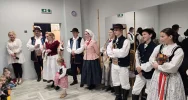Zespół Regionalny „Starowiejski HYR” z wizytą w Miejskim Przedszkolu Nr 2 - zdjęcie 5